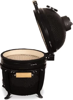 Patton Kamado 15" - Keramisch - Tafel Model - Premium Black - Medium - Zwart -Thuis-BBQ 881x1200