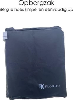 BBQ Beschermhoes - Voor Kamado - Universeel - Tot 23 Inch - Zwart -Thuis-BBQ 885x1200