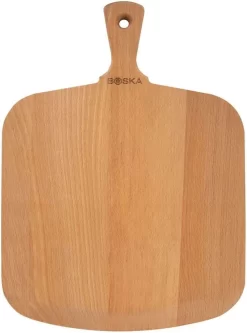 Boska Pizzaschep Amigo - Voor Warme En Koude Pizza - Kort Handvat - Beukenhout - 30 Cm Breed
