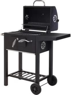 Vaggan Luxe Houtskool Barbecue - Grilloppervlak (LxB) 44 X 32 Cm - Staal - Matzwart -Thuis-BBQ 896x1200