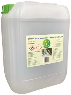 Bio Ethanol - 100% Zuiverheid - BioFair - Bioethanol - Schone Verbranding - Reukloos - 10 Liter Cannister