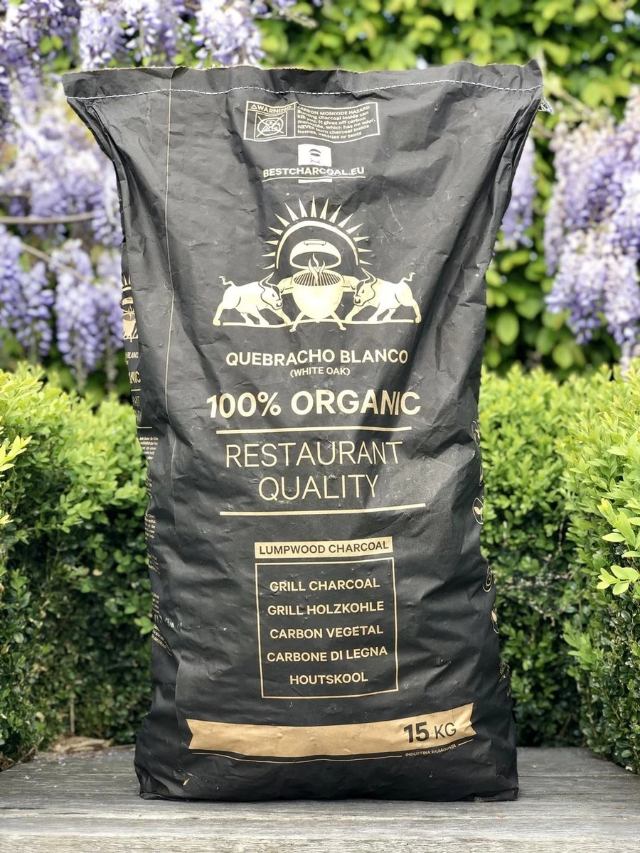 Houtskool Quebracho Blanco 15 Kg “Bestcharcoal” RESTAURANT QUALITY. RESTAURANT QUALITY IS HOGER VAN KWALITEIT DAN PREMIUM 1 Houtskool Quebracho Blanco 15 Kg “Bestcharcoal” RESTAURANT QUALITY. RESTAURANT QUALITY IS HOGER VAN KWALITEIT DAN PREMIUM