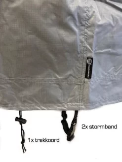 COVER UP HOC Diamond Bbq Hoes Rond - 70x80 Cm - Waterdicht Met Stormbanden En Trekkoord - Geschikt Voor O.a. Kamado, Big Green Egg, Grill Guru, The Bastard, Patton,Weber -Thuis-BBQ 900x1200 31