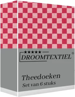 Droomtexiel® Horeca Kwaliteit Katoenen Theedoeken Set - 6x Theedoeken - Rood Wit + Gratis 6 Keukendoeken T.w.v €22,95 14 Droomtexiel® Horeca Kwaliteit Katoenen Theedoeken Set - 6x Theedoeken - Rood Wit + Gratis 6 Keukendoeken T.w.v €22,95 -Thuis-BBQ 928x1200