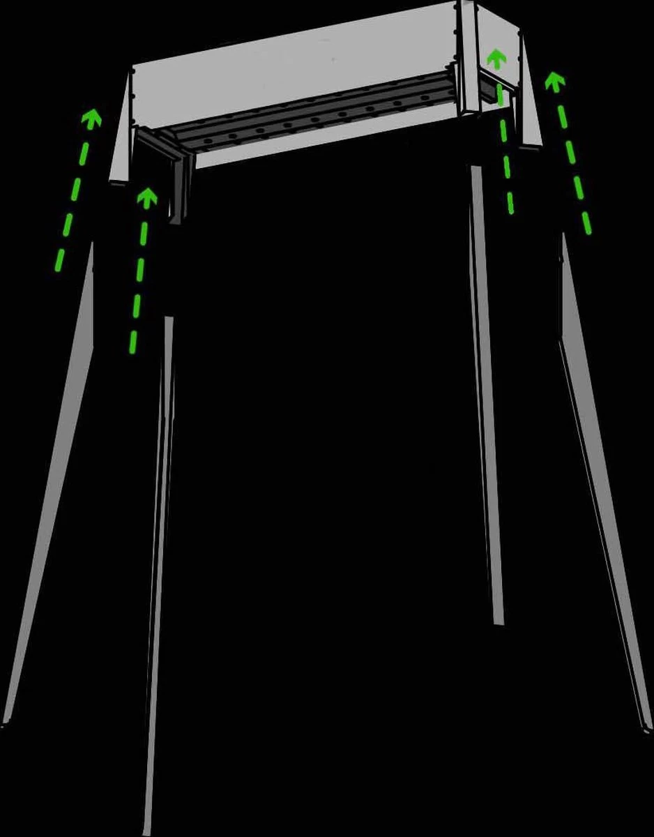 Spiedini Saté-bbq Bali 80 - Saté Houtskoolbarbecue Met Horizontaal Rooster - 80 Cm Lang, 11 Cm Breed - Materiaal: Gealuminiseerd Ijzer 10 Spiedini Saté-bbq Bali 80 - Saté Houtskoolbarbecue Met Horizontaal Rooster - 80 Cm Lang, 11 Cm Breed - Materiaal: Gealuminiseerd Ijzer - Afbeelding 10
