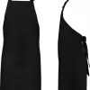 Benza Kookschort Keukenschort - Zwart - 75 X 85 Cm