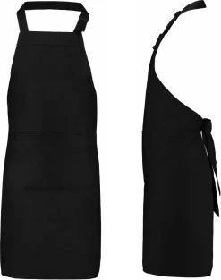 Benza Kookschort Keukenschort - Zwart - 75 X 85 Cm