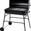 BBQ XL Houtskoolbarbecue - Cilindervorm - Grilloppervlak (LxB) 71 X 35 Cm - Zwart