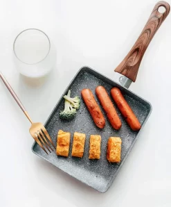 Zaigon All In 1 Pan - Inductie + Vaatwasmachinebestendig - Kleine Pan - Omeletpan - Tamagoyaki Pan - Tamago Pan - Vierkante Pan - Sushi Pan - Vierkante Pan -Thuis-BBQ 994x1200 6