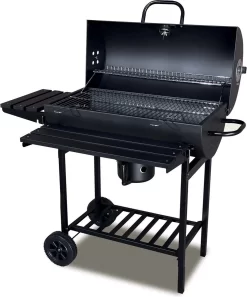 JAP Houtskoolbarbecue - Bbq Thermometer - 70 X 35 Cm - Zwart